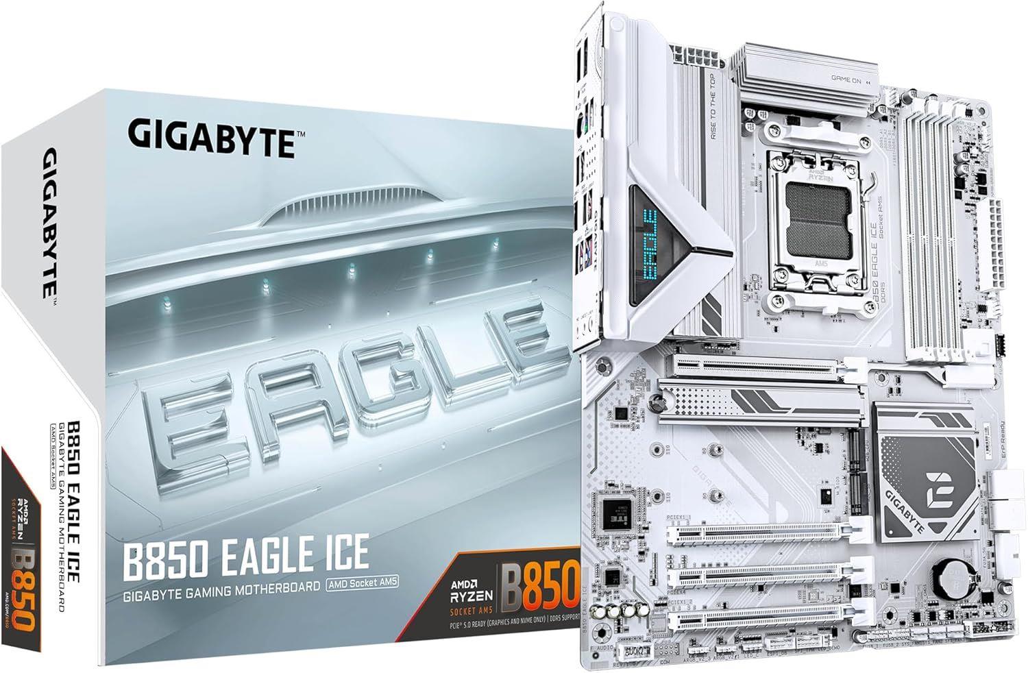 GIGABYTE MAB AMD B850 EAGLE AM5 DDR5 ICE B850-EAGLE-ICE