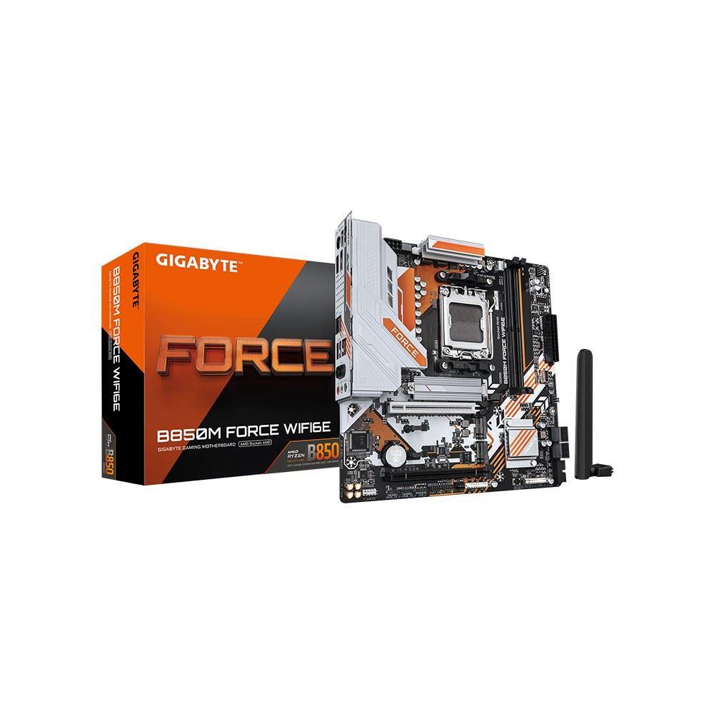 GIGABYTE MAB AMD B850 FORCE WIFI6E AM5 DDR5 B850M-FORCE-WF6E