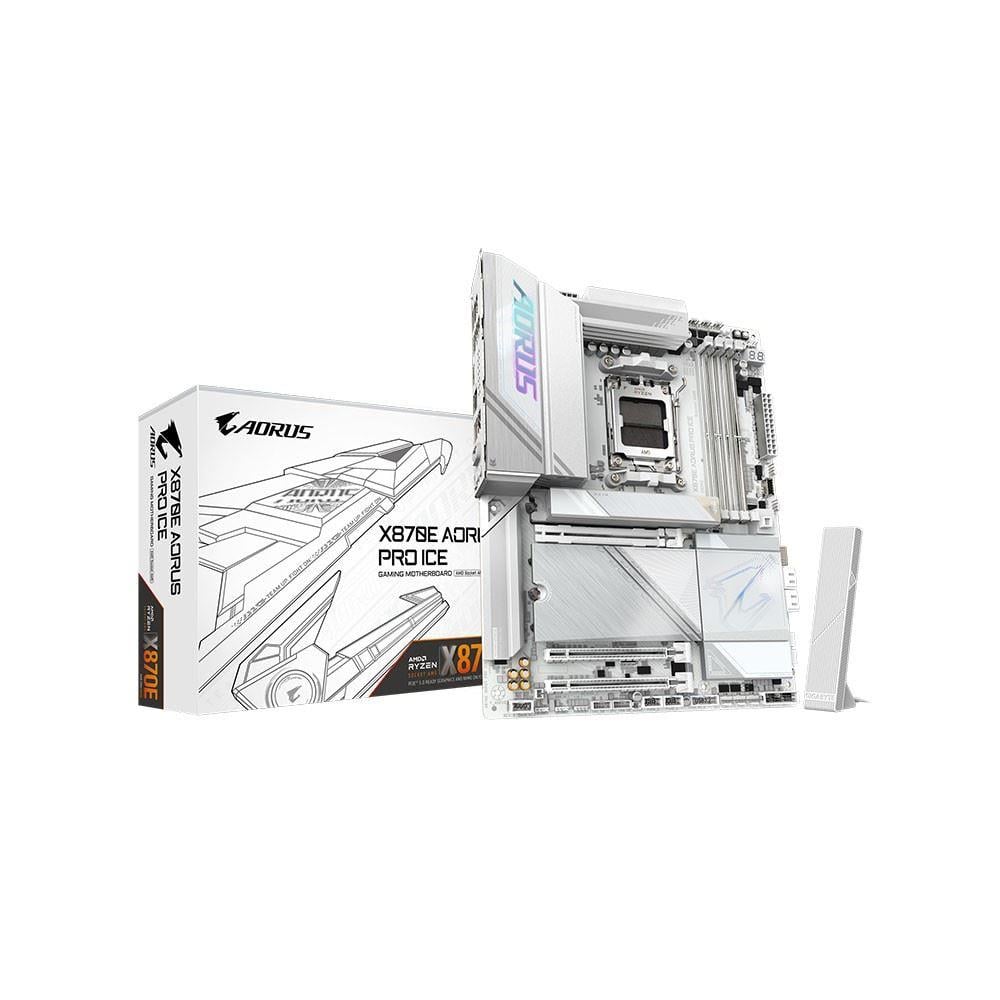 GIGABYTE MAB AMD X870E A PRO X ICE AM5 DDR5 X870E-A-PRO-X-ICE