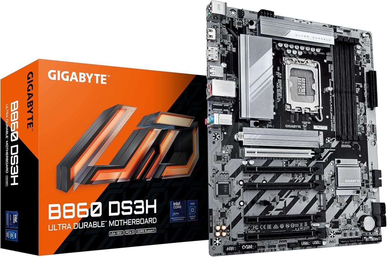 GIGABYTE MAB B860 LGA 1851 DDR5 5600MHZ B860-DS3H-DDR5
