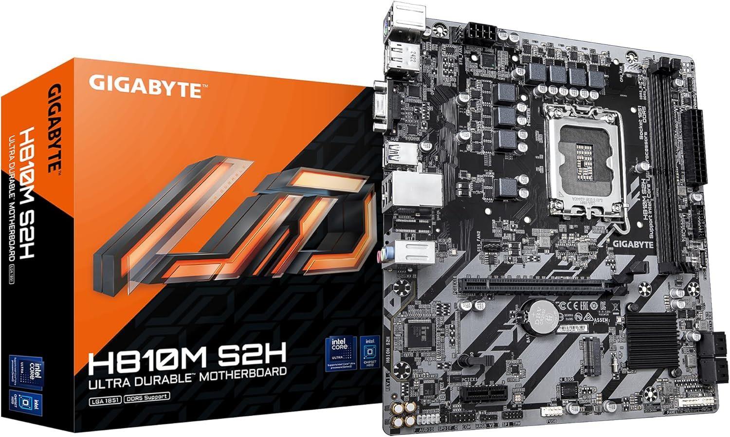 GIGABYTE MAB H810 LGA 1851 DDR5 5600MHZ H810M-S2H