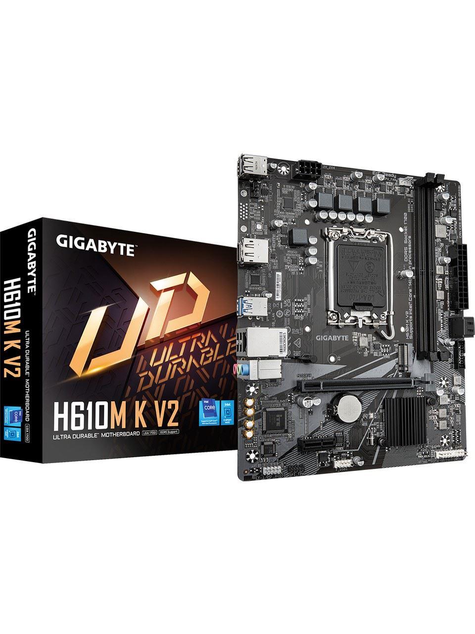 GIGABYTE MAB INTEL H610M K V2 1200 DDR5 5600MHZ H610M-K-V2