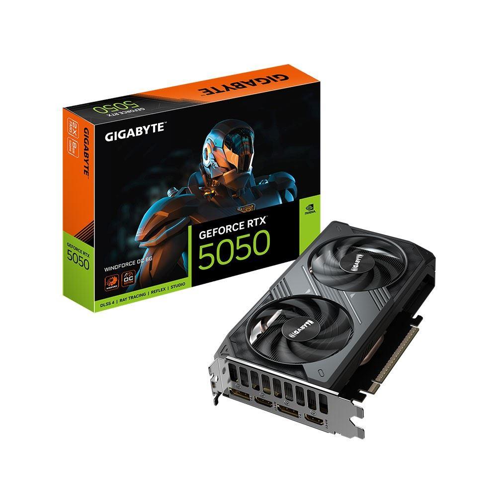 GIGABYTE RTX 5050 WINDFORCE OC 8G GV-N5050WF2OC-8GD Ekran Kartı GV-N5050WF2OC-8GD