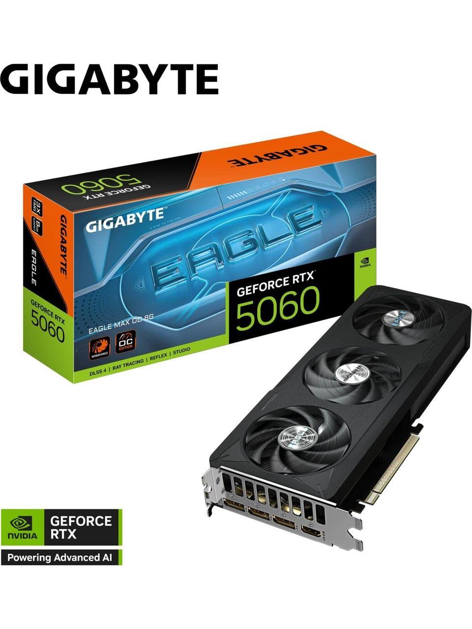 GIGABYTE VGA RTX5060 EAGLE MAX OC 8GB 256B DDR7 GVN5060EAGMAXOC8GD