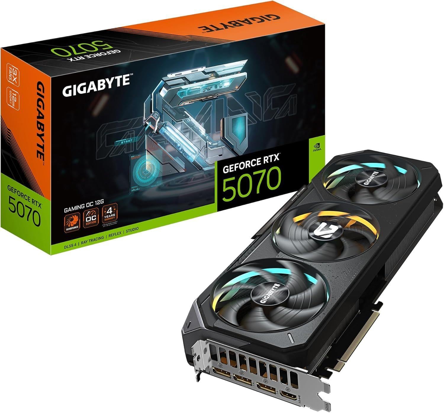 GIGABYTE VGA RTX5070 GAMING OC 12GB 192B GDDR7 GV-N5070GAMOC-12GD
