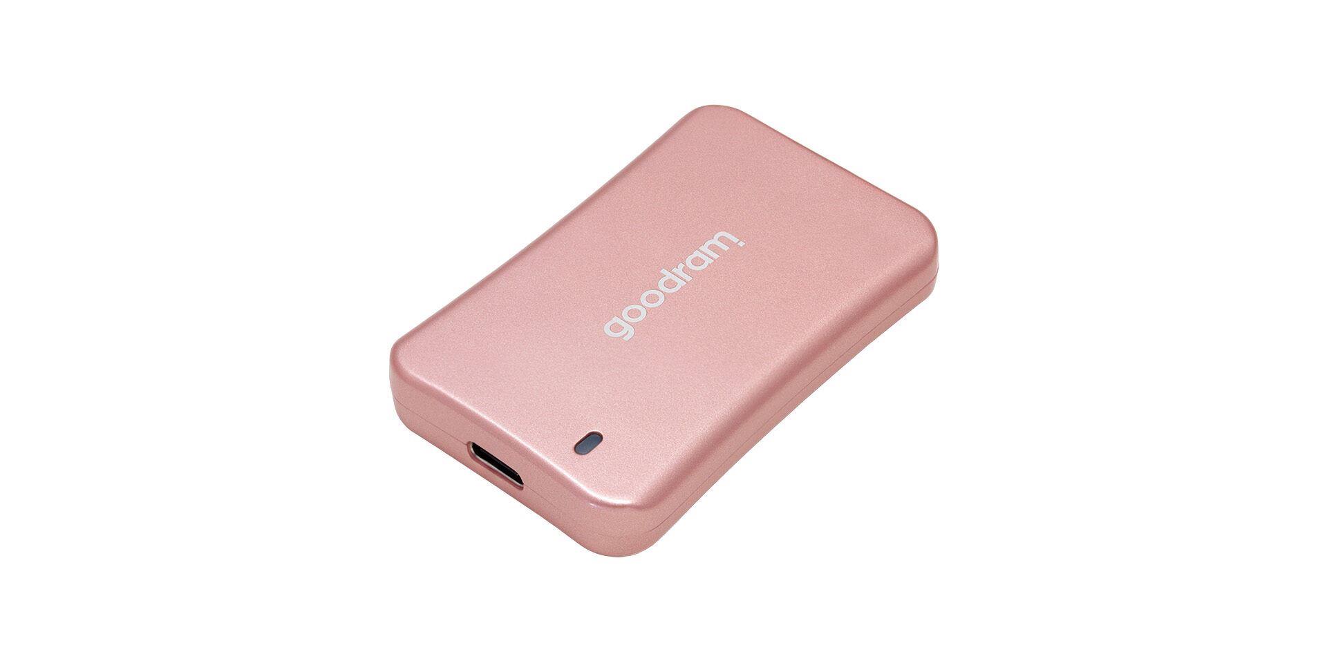 GOODRAM 1TB Gen2 USB 3.2 TYPE-C External SSD Rose Gold SSDPR-HX200-1K0-RG