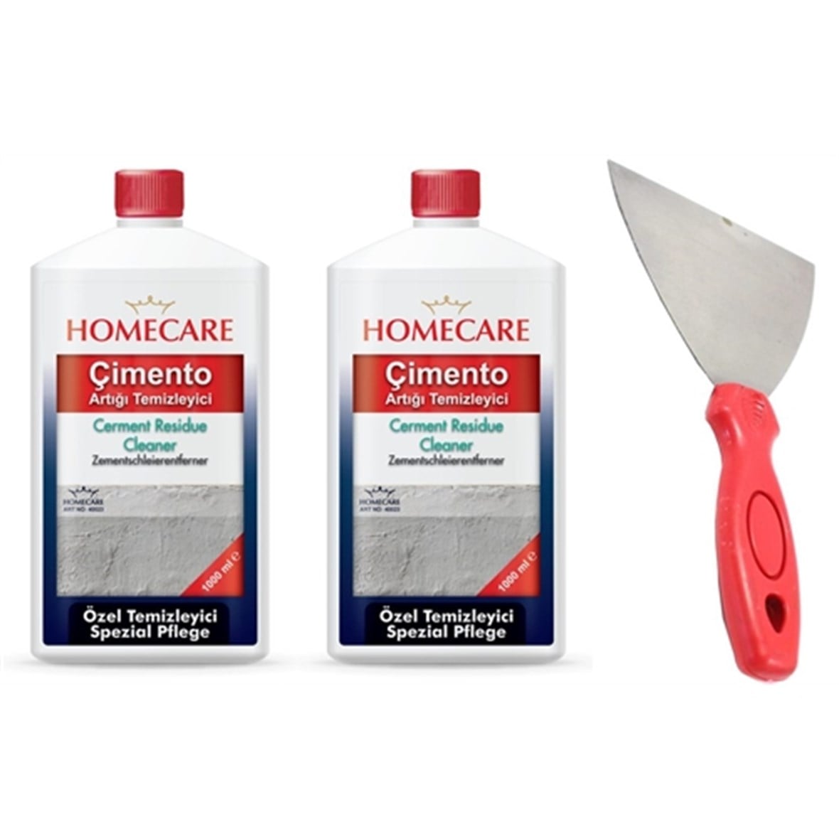 HomeCare 2 ADET Kireç ve Çimento Artığı Temizleyici Kazıyıcı Seti 712372