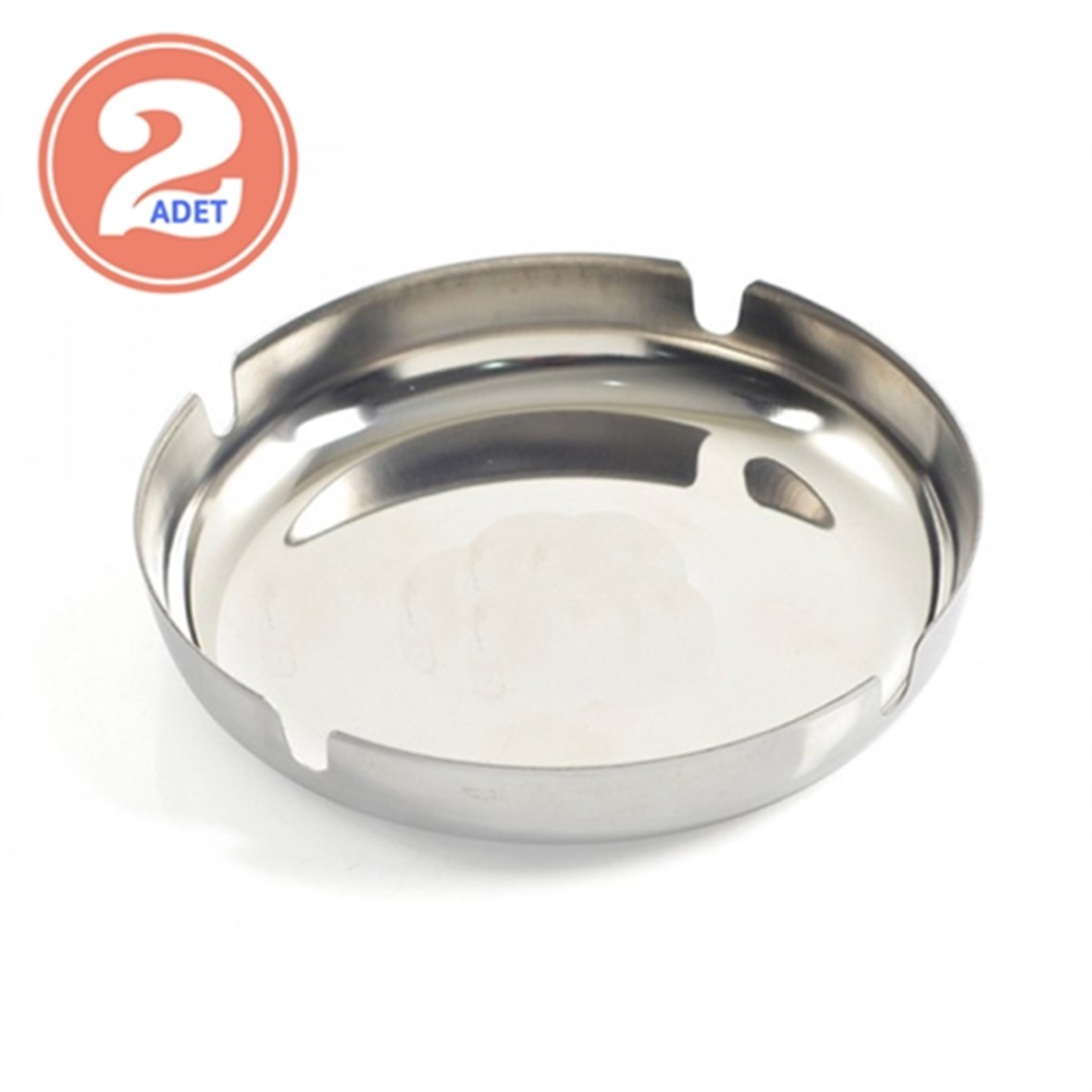 HomeCare 2 li Paket Paslanmaz Metal Küllük 711510