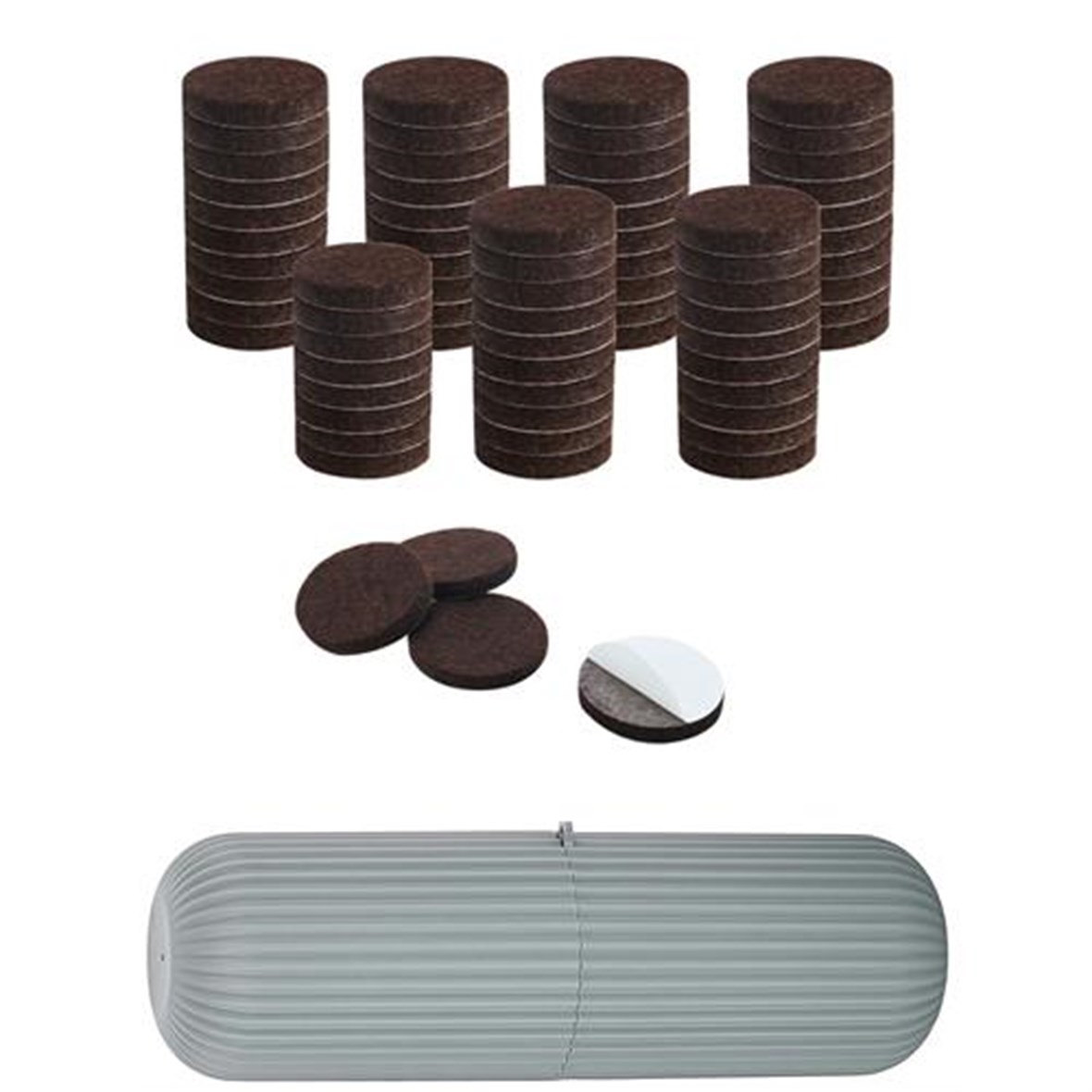 HomeCare 24 Adet 40 mm Sandalye Mobilya Koruyucu Keçe 714430