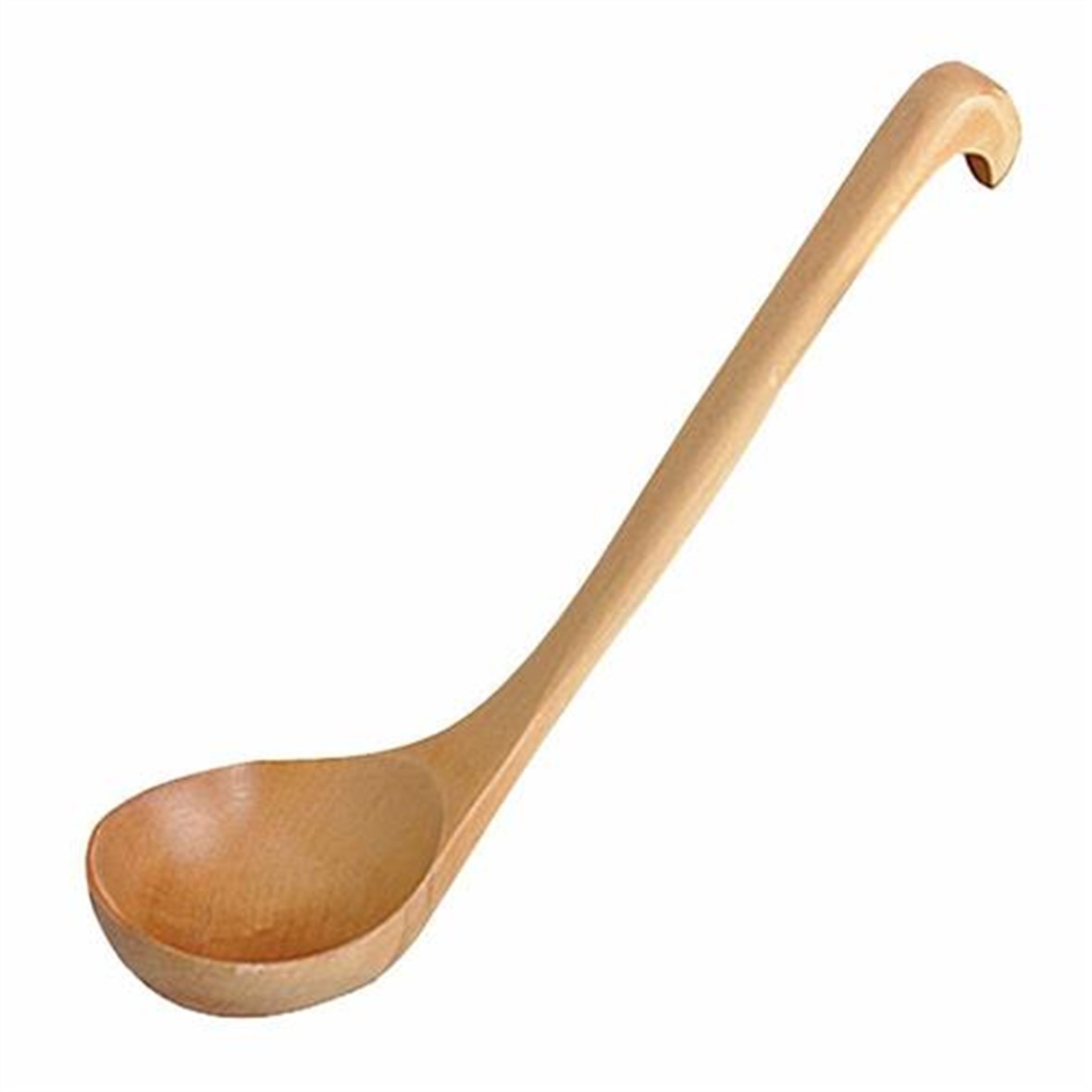 HomeCare El Yapımı Askılı 28 Cm Ahşap Kepçe 713424