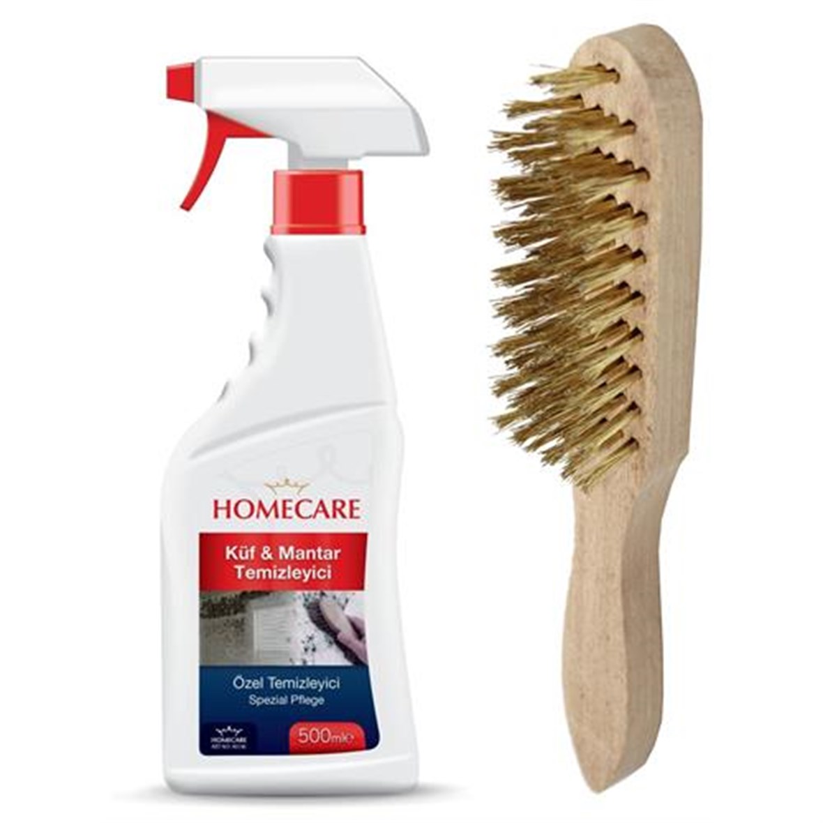 HomeCare Mantar Küf Temizleyici Sprey Fırça Seti 713706