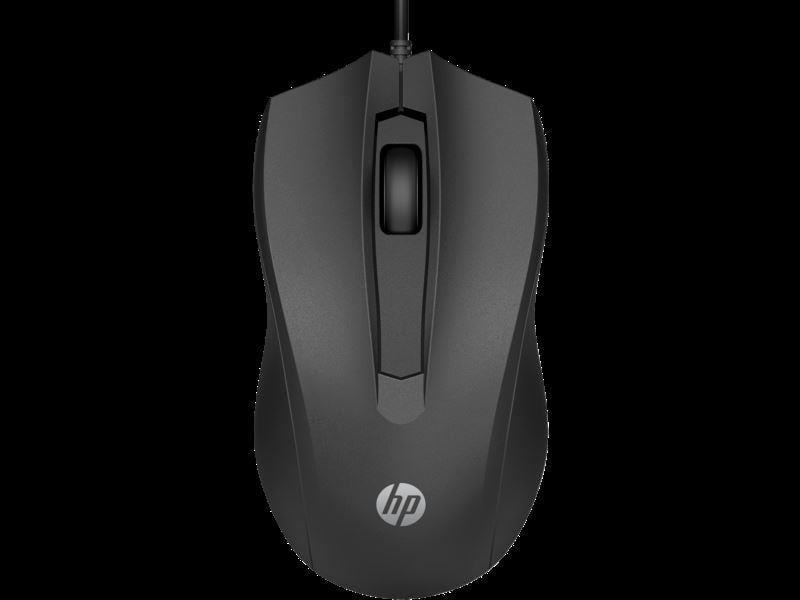 HP 105 Black Wired Mouse-EURO 822M9UT