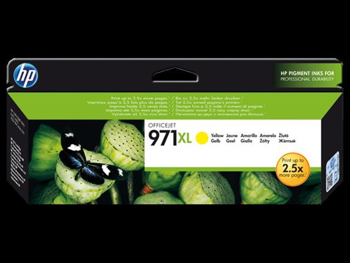 HP No 971Xl Yüksek Kapasiteli Sarı Kartuş CN628A