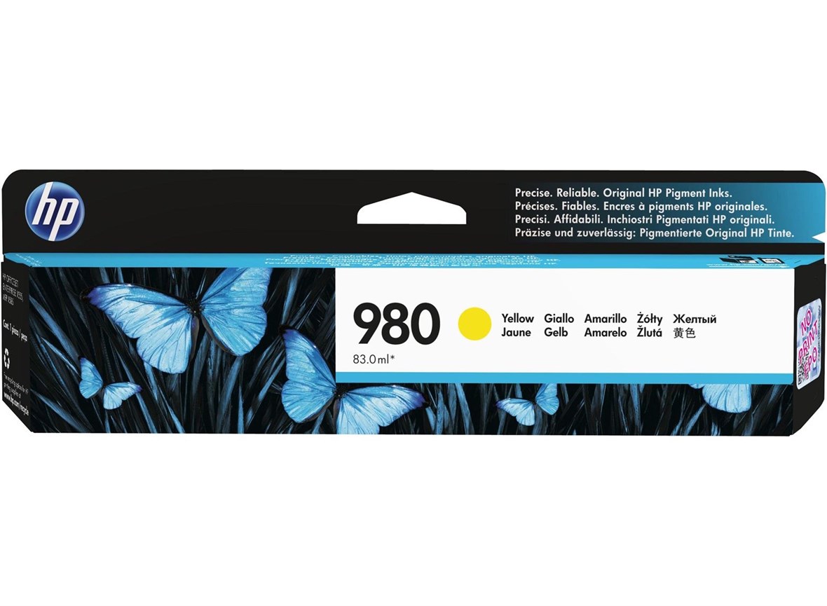 HP No 980 6600 Sayfa Sarı Kartuş D8J09A