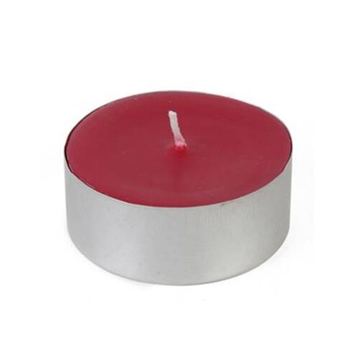 KaktüsKedi 12 Adet Kırmızı TeaLights Yuvarlak Mum 714703