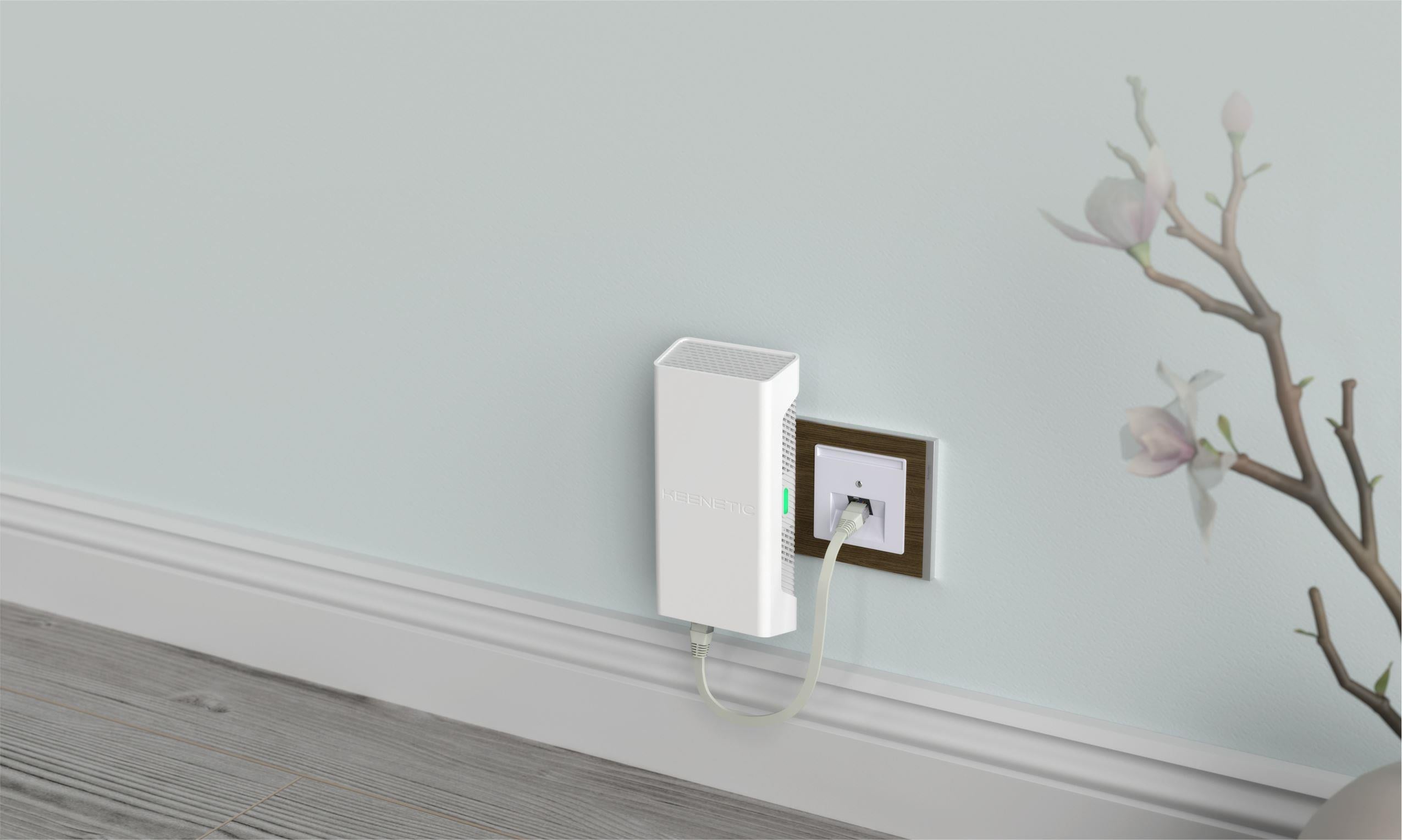 KEENETIC Buddy 6 SE AX3000 Kablosuz Menzil Genişletici Wi-Fi Mesh Repeater Range KN-4410-01-EU
