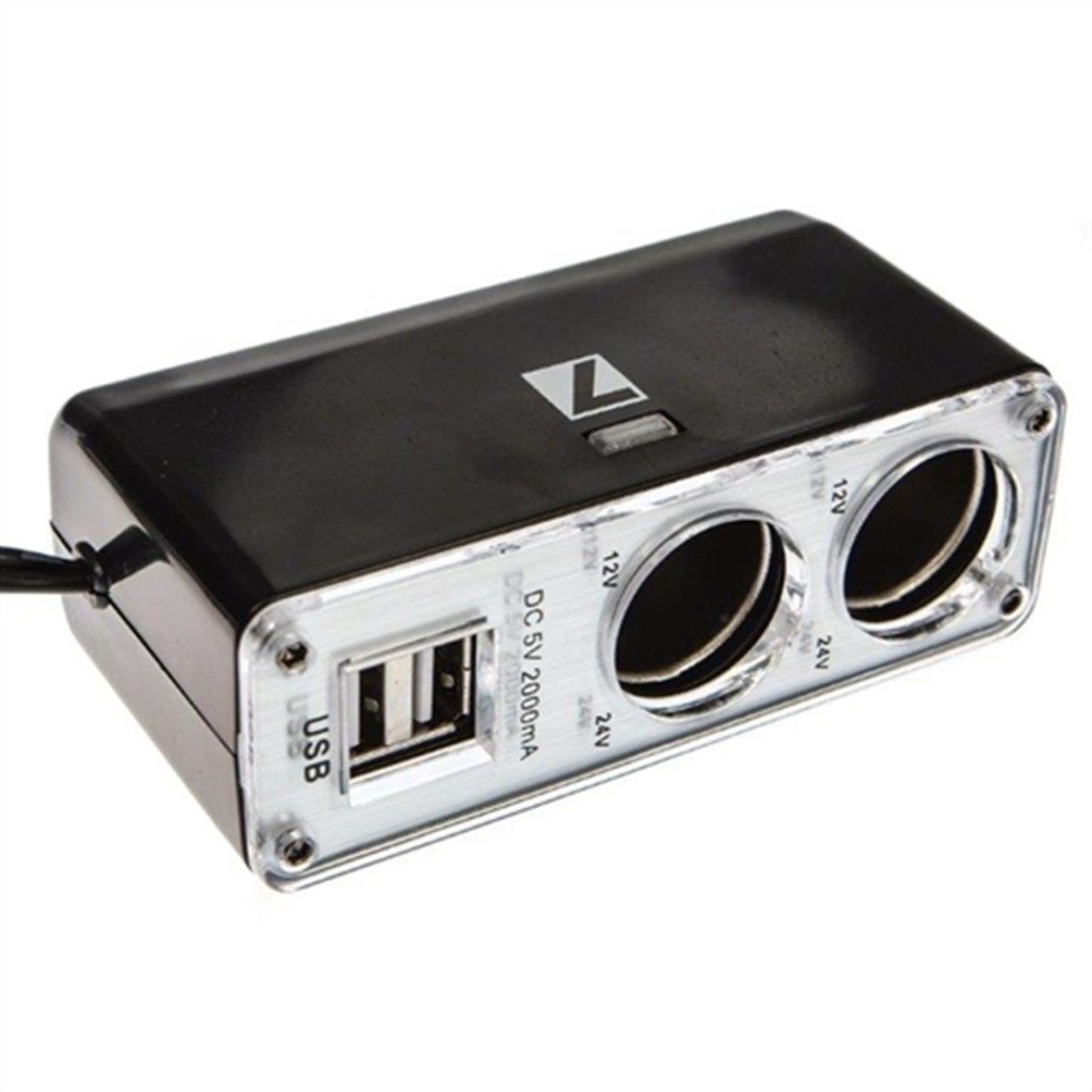 ModaCar 1 Çakmaktan 2 USB 2 Çakmak Çıkış Çoklayıcı 422388
