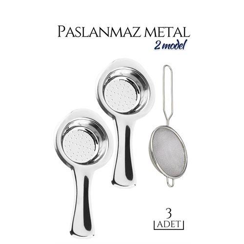 ModaCar 3 lü Set Metal Çay Süzgeci Cabrera Design