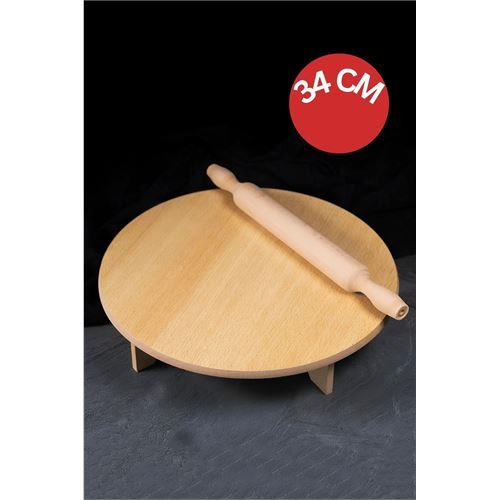 ModaCar 4 ADET 34 Cm Merdaneli Hamur Açma Masası 715494