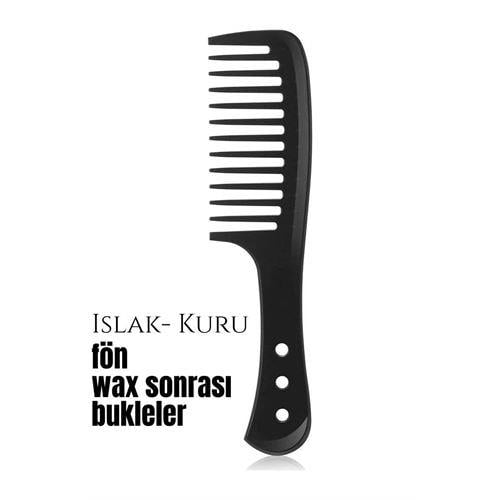 ModaCar 4 ADET Bukleli Saç Fön Wax Sonrası Tarak Karbon Nano Absolute Professional 720622 Toptan Paket