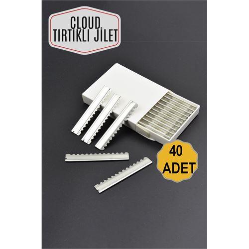 ModaCar 40 ADET Tırtıklı Cloud Jilet  717005 Toptan Paket