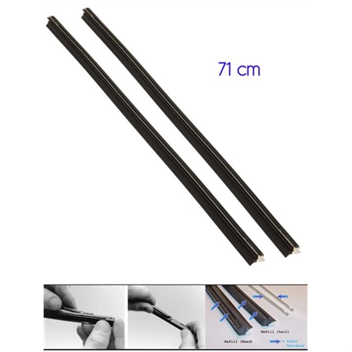 ModaCar 71 Cm Telli Silecek Lastiği 2 Adet 422214