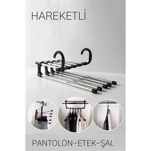 ModaCar 8 ADET  Pantolon Askısı Etek Şal Havlu 716063