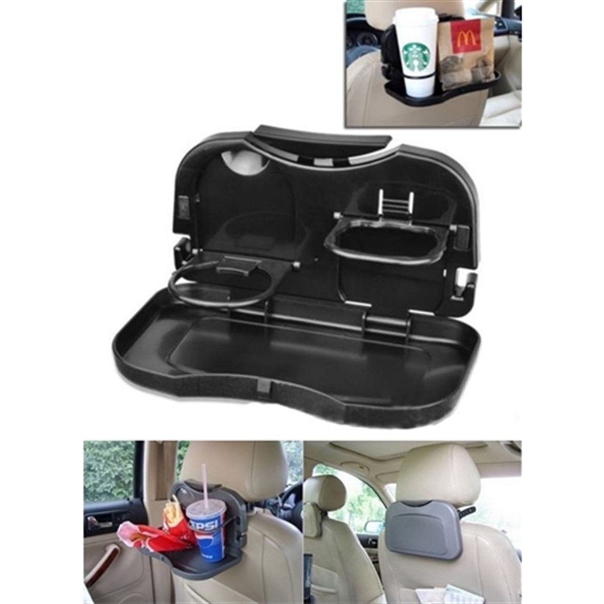 ModaCar Çocuklar İçin Koltuk Arkasına Yemek ve Bardaklık Masası 424308