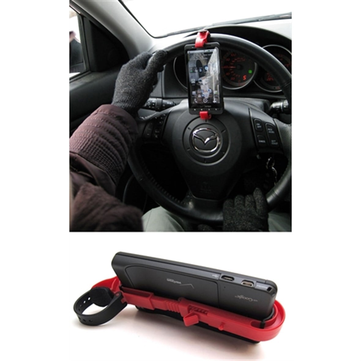 ModaCar Direksiyona Takılan Araç Cep Telefon Tutucu 422555