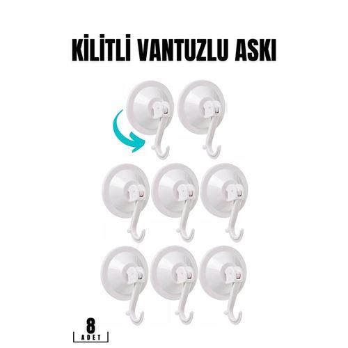 ModaCar Vantuzlu Askı 5.5 cm 8 li Paket