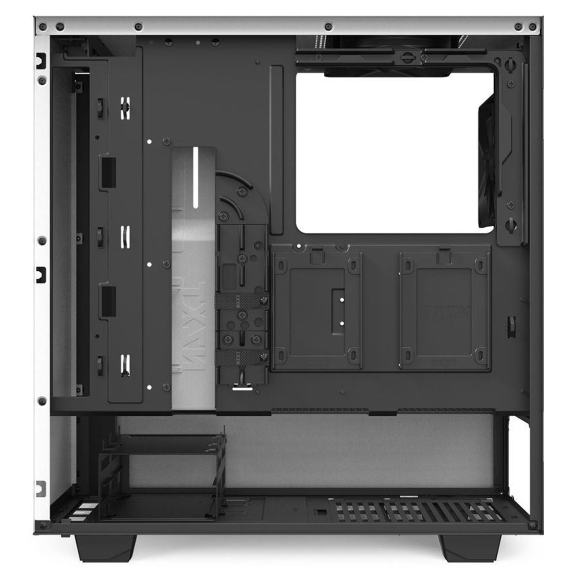 NZXT ''H510 Compact Mid Tower White/Black Chassis with CA-H510B-W1