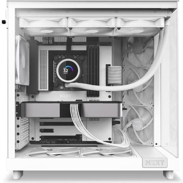 NZXT H6 Flow Beyaz ATX Mid Tower Kasa CC-H61FW-01