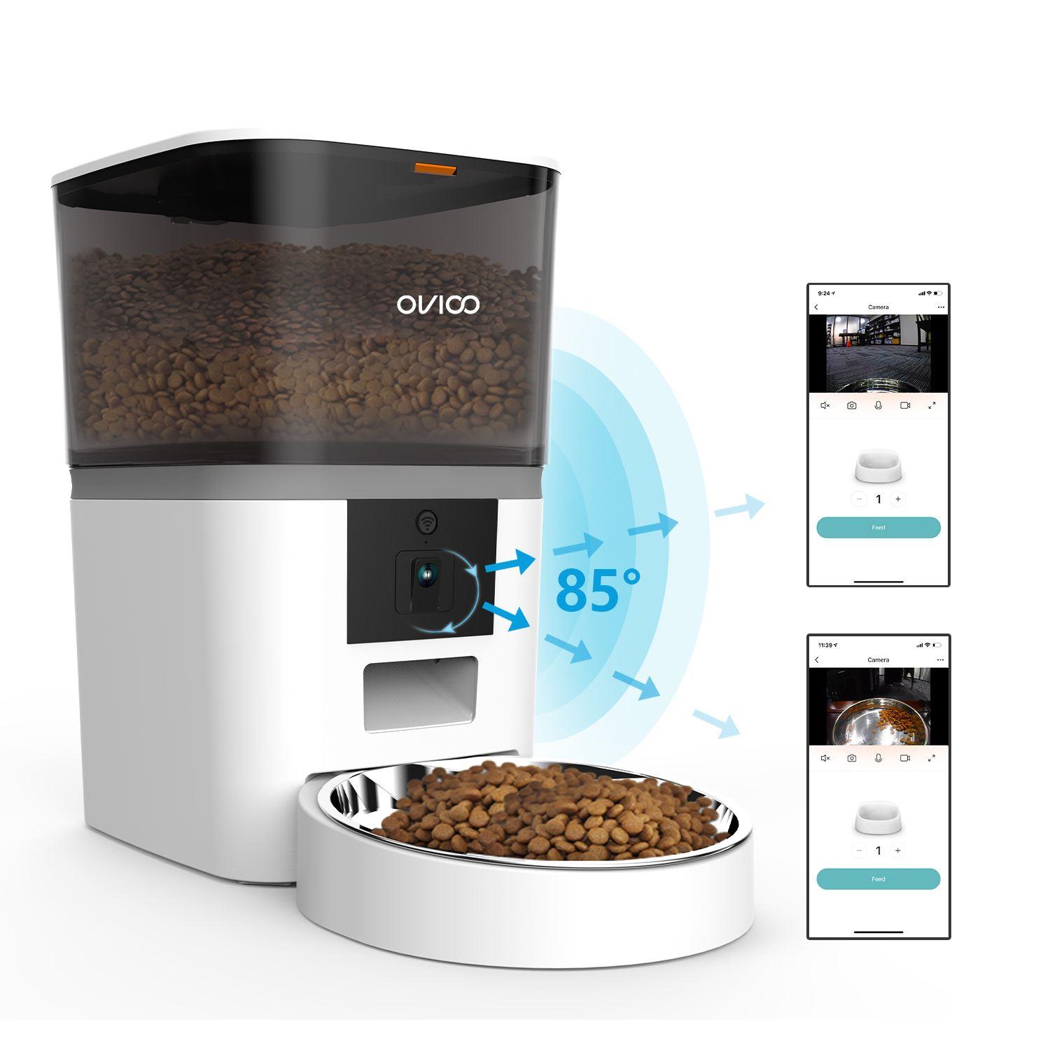 OVIOO WiFi Camera Pet Feeder – Beyaz QQ005-B