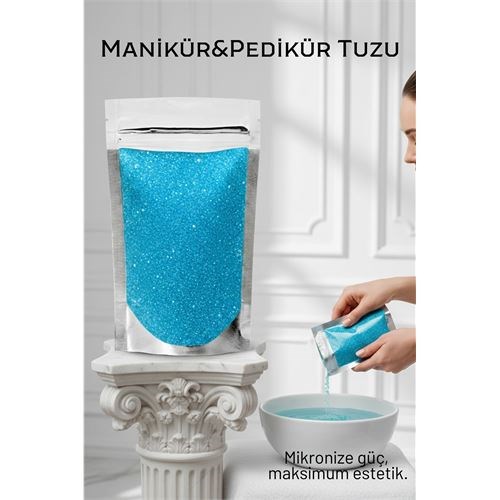 Premium Manikür & Pedikür Tuzu - 400g Yoğun Mineralli El ve Ayak Bakım Granülü Tuzu