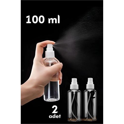 Püskürtücü Boş Sprey Şişe 100 Ml 2 ADET 721445