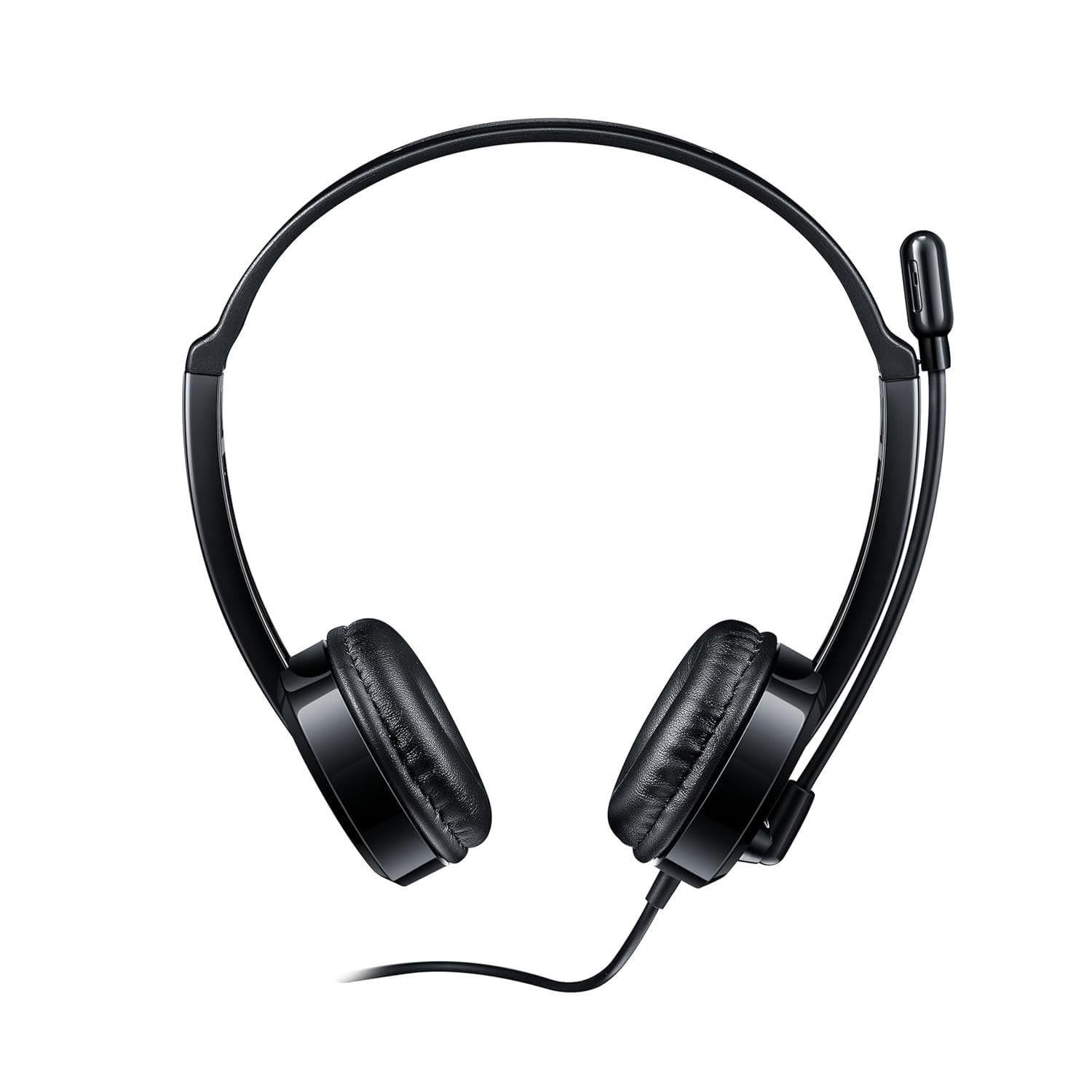 RAPOO H120 Stereo Wired Headphones On Ear Headphones with Microphone 18008
