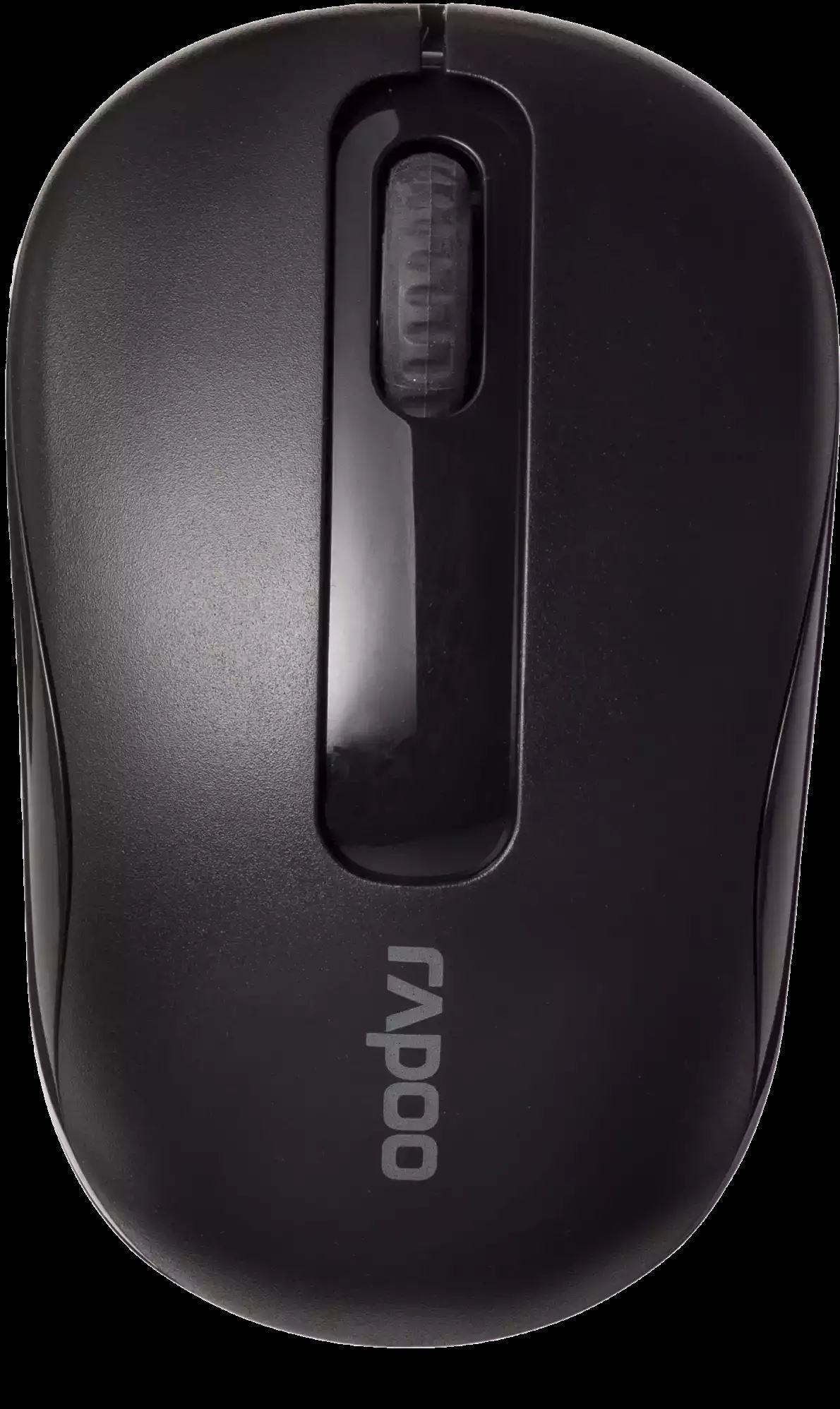 RAPOO M10PLUS WIRELESS OPTICAL MOUSE BLACK 13354
