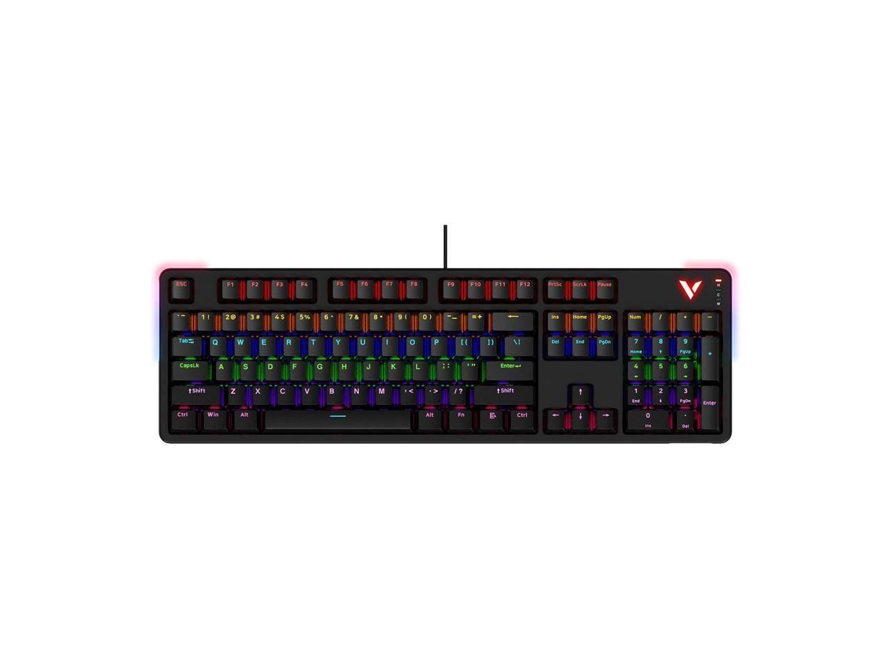 RAPOO V500PRO RGB / Antighosting Mechanical Gaming Keyboard Black 13034