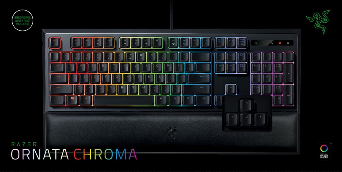 RAZER Ornata Chroma Q TR Standart Siyah Klavye RZ03-02040900-R3L1