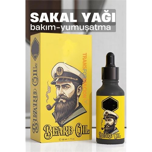 Sakal Bakım Yağı - Nemlendirici Sakal Yağı Sakal Yumuşatıcı 50 ML