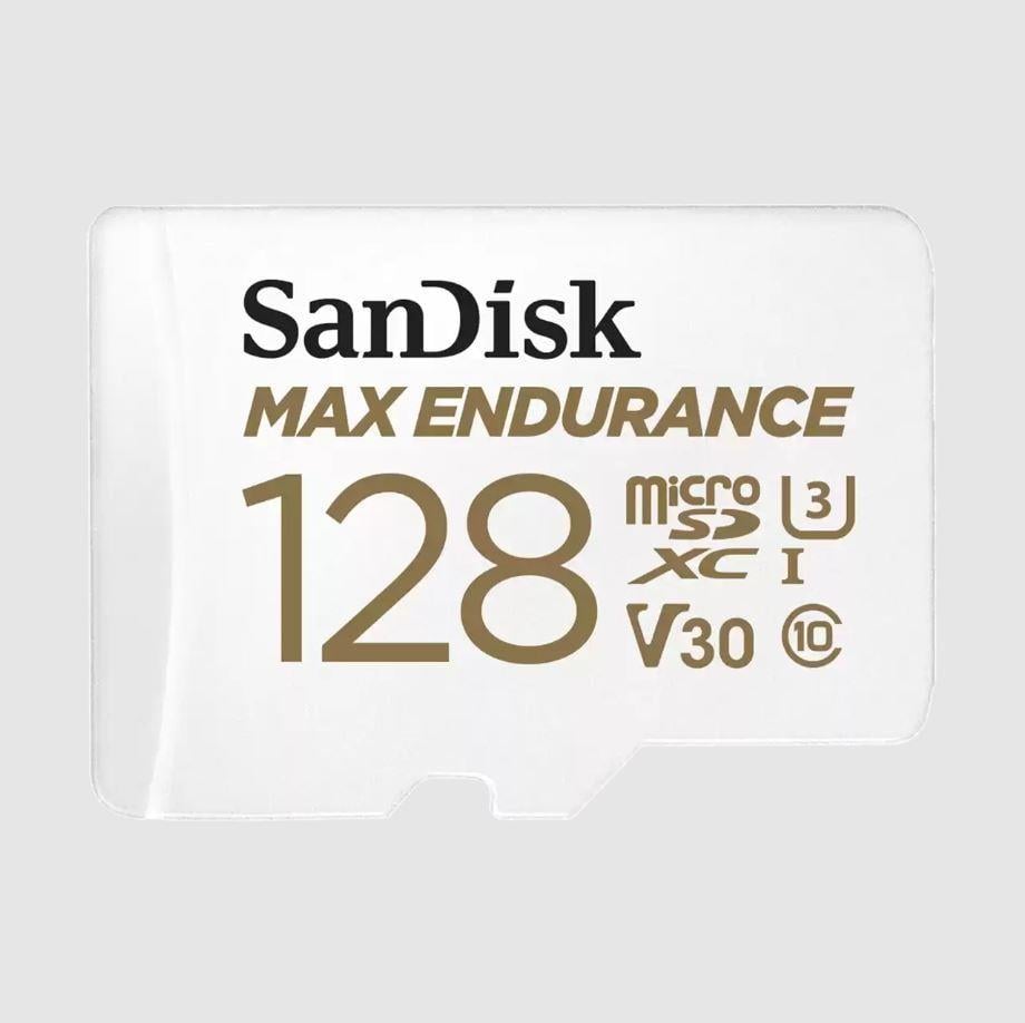 SANDISK 128GB Max Endurance microSDXC + SD Adapter 100/40 MB/s SDSQQVR-128G-GN6IA