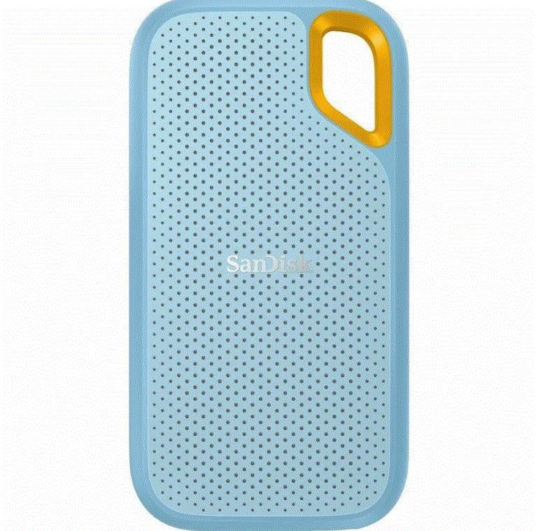 SANDISK 2TB 1050-1000MB/s USB3.2 Portable SSD Sky Blue Color SDSSDE61-2T00-G25B