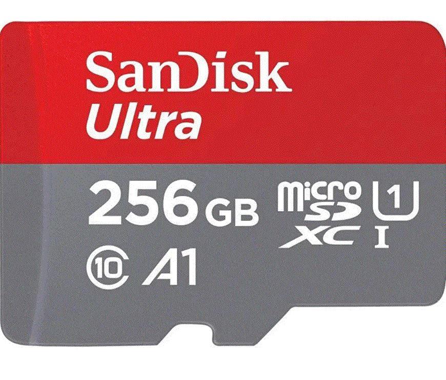 SANDISK FLA 256GB ULTRA MSD 150MB/S C10 UHS-I SDSQUAC-256G-GN6MN
