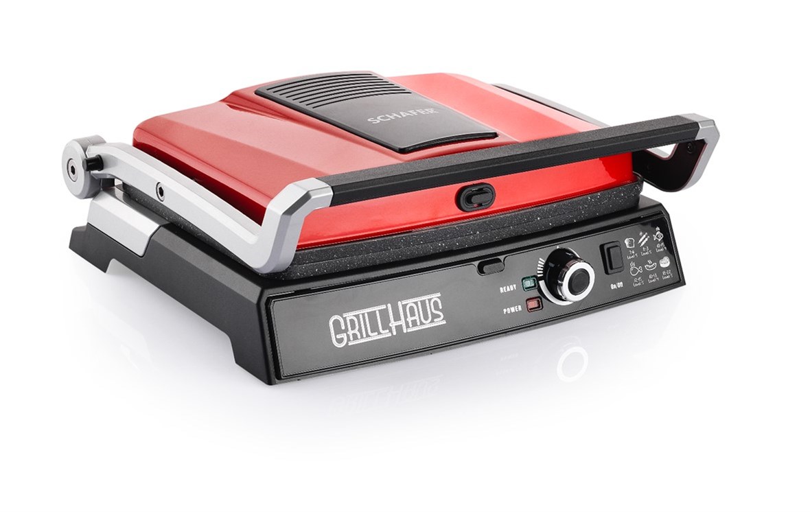 Schafer Grill Haus Tost Makinesi - Kırmızı