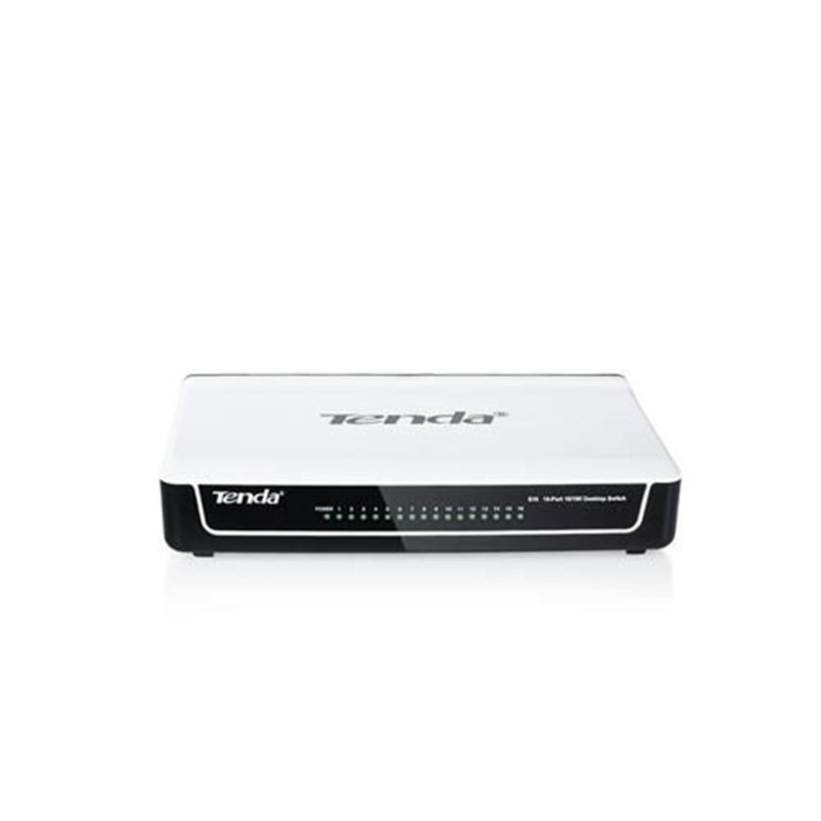 TENDA 10/100Mbps 16xPort Siyah-Beyaz Masaüstü Switch S16