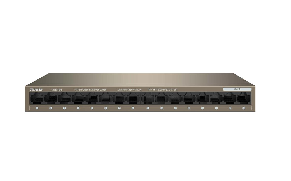 TENDA TEG1016M 16-Port Gigabit Ethernet Switch TEG1016M