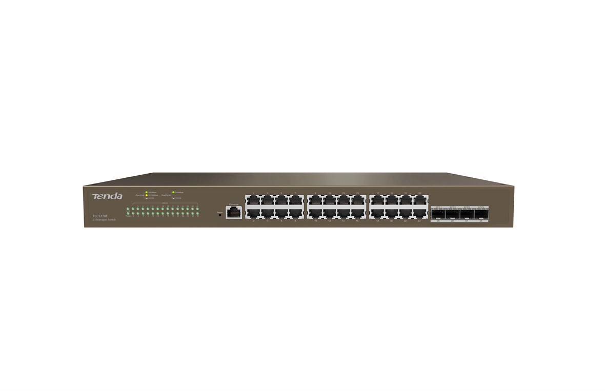 TENDA TEG5328F L3 Yönetilebilir Switch TEG5328F