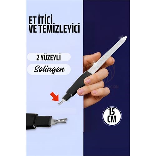 Tırnak Törpüsü Et İticili Et Kesici Çelik Solingen Profesyonel 721179