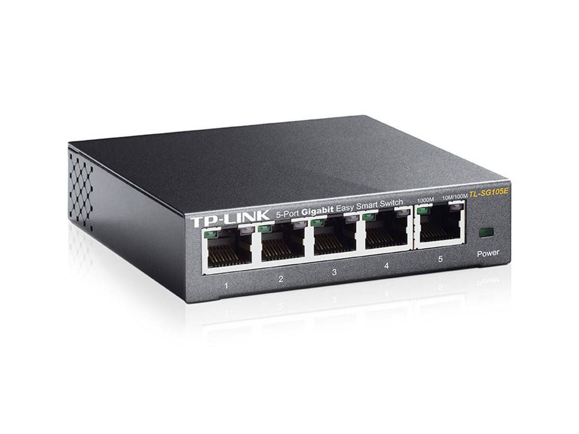 TP-LINK 10/100/1000Mbps 5xPort 75 Güç Tasarruflu Smart Switch TL-SG105E