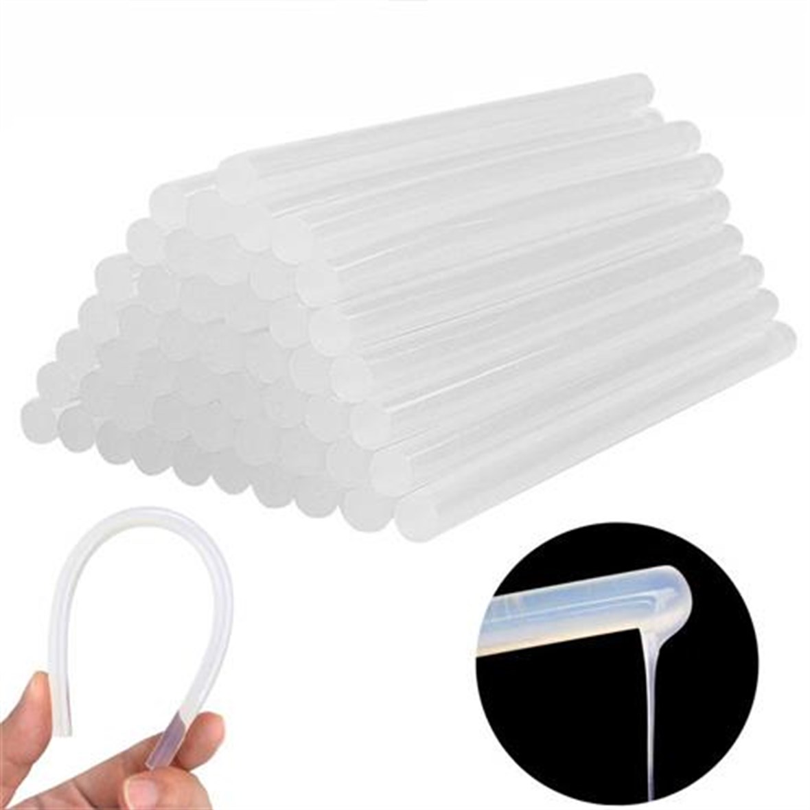 Transformacion 7 mm Kalın 1 Kg 75 Adet Sıcak Silikon